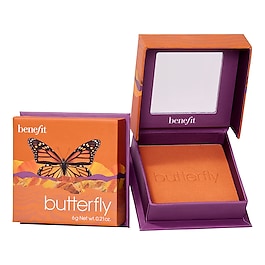 Butterfly - Rouge in Orange mit Goldschimmer